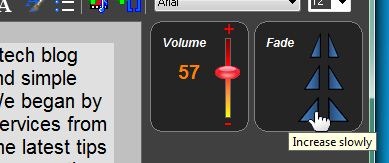 Interactive Theater - Volume Control Slider