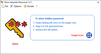 Show Asterisks Password
